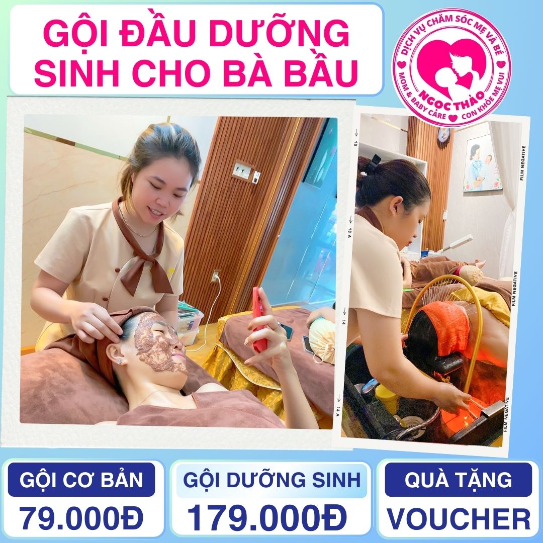 Gội đầu dưỡng sinh cho bà bầu