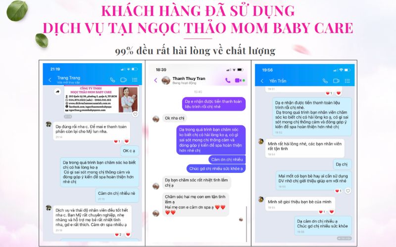 99% khách hàng hài lòng về dịch vụ