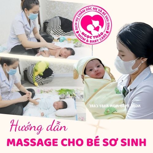 Hướng dẫn massage cho bé sơ sinh giúp ngủ ngon, tiêu hóa khỏe mỗi ngày